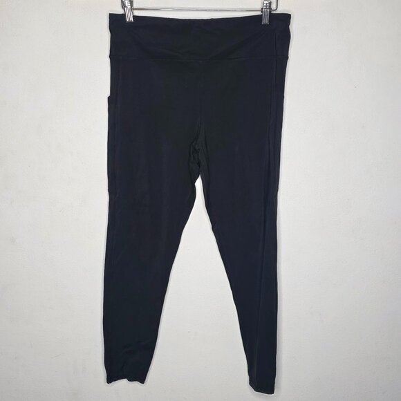 Vuori Stride Leggings Black Size 12 Women's Stretch Athletic - Picture 1 of 4